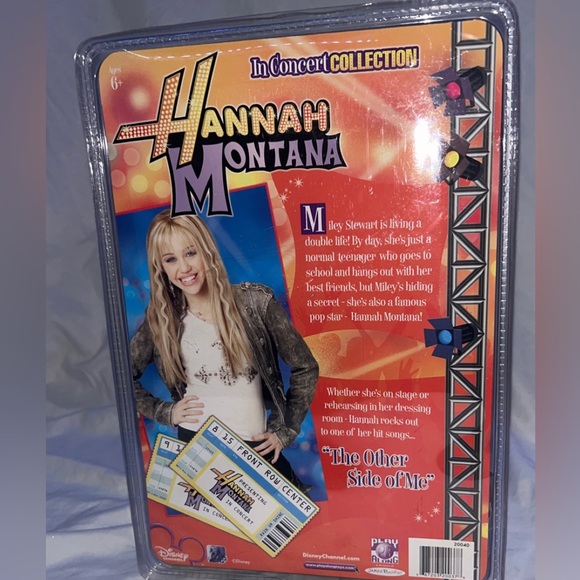 Miley Cyrus Hannah Montana In Concert The Other Side of Me NIB 2007 Toy - Picture 2 of 2